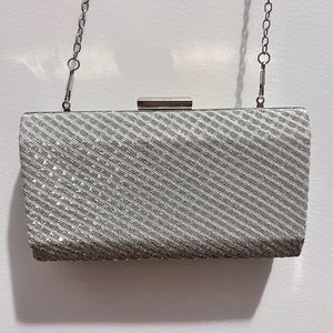 Brand new sparkling white purse